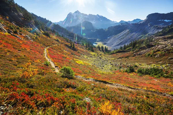 Όμορφη Κορυφή Όρος Shuksan Στην Ουάσιγκτον Ηνωμένες Πολιτείες — Φωτογραφία Αρχείου