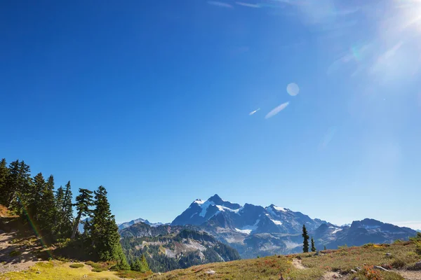 Gyönyörű Csúcs Mount Shuksan Washington Usa — Stock Fotó