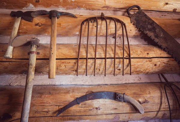 Tools Old Workshop Interior — Stock Photo, Image
