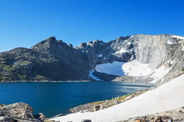 Hike Wind River Range Wyoming Usa Summer Season — Fotografia de Stock