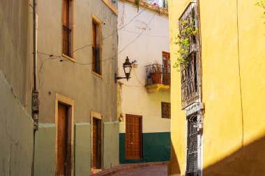 Meksika 'nın ünlü şehri Guanajuato' nun güzel manzarası.