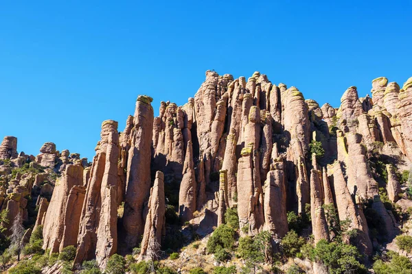 Niezwykły Krajobraz Przy Pomniku Narodowym Chiricahua Arizona Usa — Zdjęcie stockowe