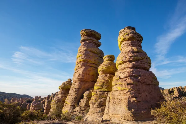 アメリカ合衆国アリゾナ州チリカワ国立記念碑の珍しい風景 — ストック写真