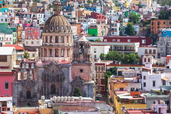 Nydelig Utsikt Den Berømte Byen Guanajuato Mexico – stockfoto