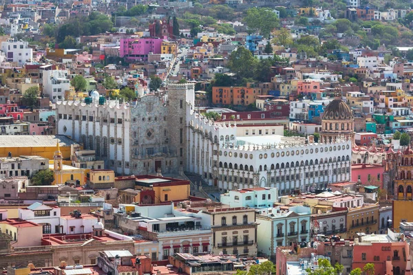 Prachtig Uitzicht Beroemde Stad Guanajuato Mexico — Stockfoto