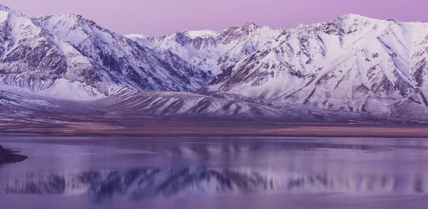 Vacker Naturscen Tidiga Vinterberg Sierra Nevada Landskap Usa Kalifornien Resor — Stockfoto