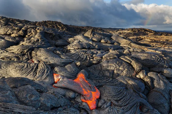 Flusso Lava Big Island Hawaii — Foto Stock
