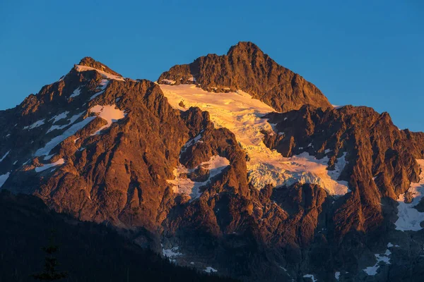 Beautiful Peak Mount Shuksan Washington Usa — Stock Photo, Image