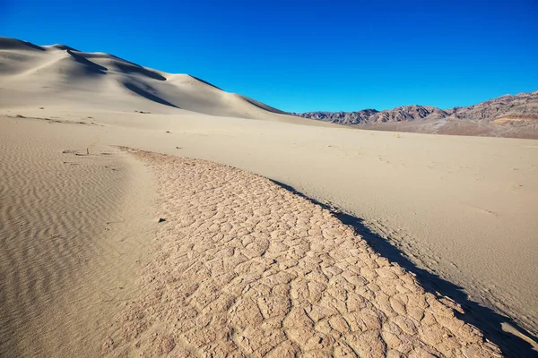 Sanddyner Kalifornien Usa Vackra Natur Landskap Resa Soluppgång Bakgrund — Stockfoto
