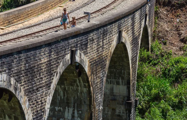 Знаменитый Мост Через Девять Арк Шри Ланке — стоковое фото