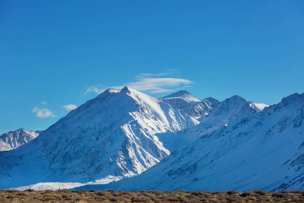 Góry Sierra Nevada Kalifornii Usa Początek Sezonu Zimowego — Zdjęcie stockowe