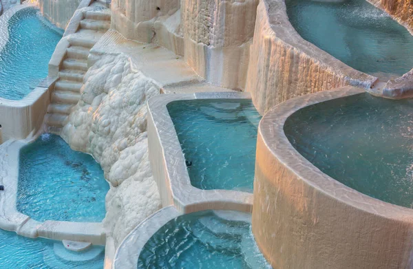 Unusual Thermal Pools Las Grutas Tolantongo Mexico — Stock Photo, Image