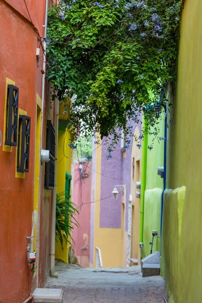 Case Colorate Stile Coloniale Una Città Messicana Guanajuato — Foto Stock