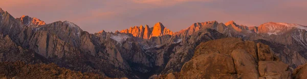 Doğu Sierra California Abd Deki Whitney Manzaraları Güzel Doğal Arka — Stok fotoğraf