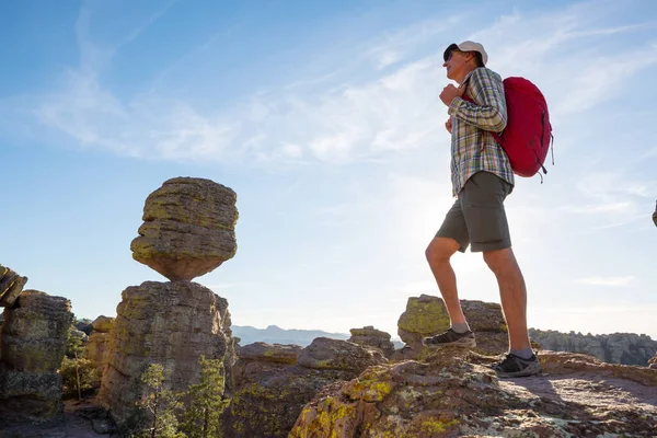 Ovanligt Landskap Vid Chiricahua National Monument Arizona Usa — Stockfoto