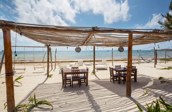 Playa Lujo Costa Del Océano Concepto Vacaciones Vacaciones Playa Tropical —  Fotos de Stock