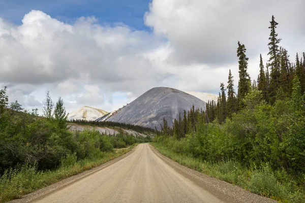 알래스카의 도로이다 — 스톡 사진
