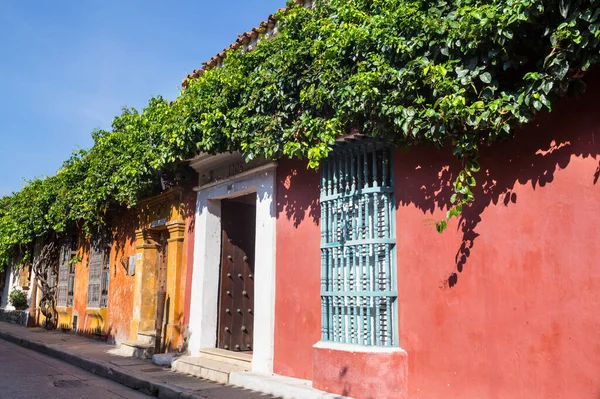 Vista Cidade Antiga Cartagena Indias Colômbia — Fotografia de Stock
