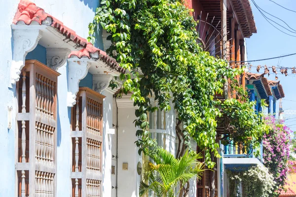 Vista Cidade Antiga Cartagena Indias Colômbia — Fotografia de Stock