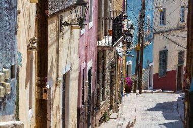 Meksika 'nın ünlü şehri Guanajuato' nun güzel manzarası.