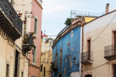 Meksika 'nın ünlü şehri Guanajuato' nun güzel manzarası.
