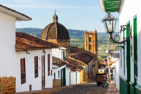 View Picturesque Town Barichara Popular Tourist Destination Colombia — Stock Photo, Image