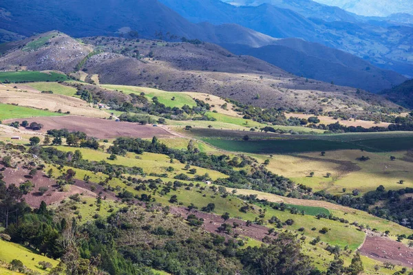 Paisajes Rurales Verdes Montañas Colombianas — Foto de Stock