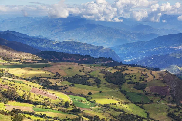 Сельские Пейзажи Зеленых Колумбийских Горах — стоковое фото