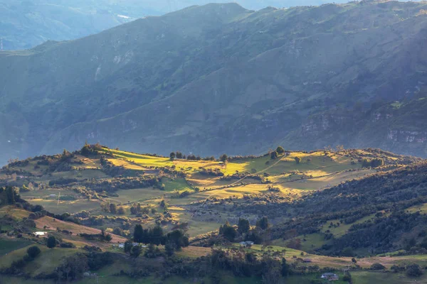 Landelijke Landschappen Groene Colombiaanse Bergen — Stockfoto