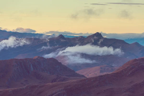 Východ Slunce Krásných Vysokých Horách Kolumbii Jižní Amerika — Stock fotografie