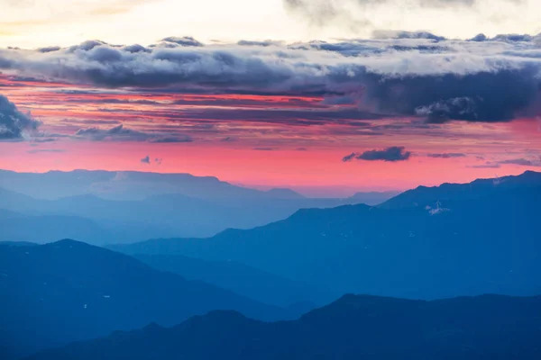 Scena Dell Alba Splendide Alte Montagne Colombia Sud America — Foto Stock