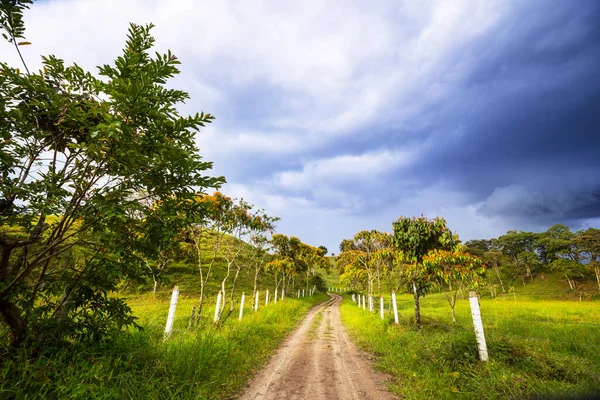 Strada Rurale Colombia Sud America — Foto Stock
