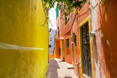 Meksika 'nın ünlü şehri Guanajuato' nun güzel manzarası.