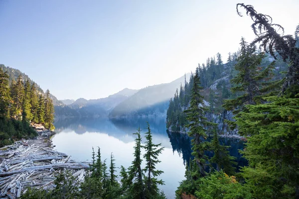 Serenity Lake Mountains Summer Season Beautiful Natural Landscapes — Stock Photo, Image