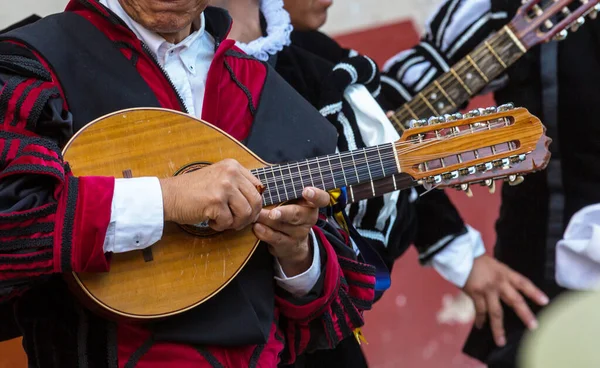 Mexikanische Musiker Mariachi Auf Den Straßen Mexikos Der Historischen Stadt — Stockfoto