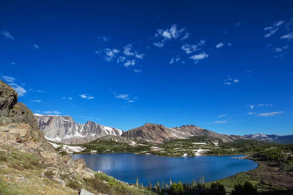 Hike Wind River Range Wyoming Usa Summer Season — ストック写真