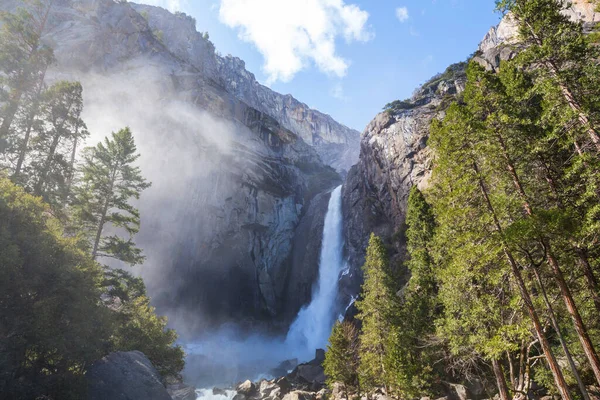Wasserfälle Yosemite Nationalpark Kalifornien — Stockfoto