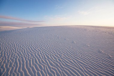 White Sands Ulusal Anıtı, New Mexico, ABD 'de alışılmadık doğal manzaralar