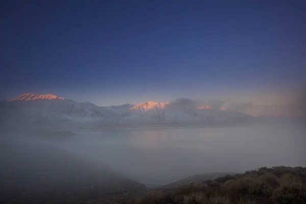 Сцена Природы Горах Ранней Зимы Пейзажи Сьерра Невады Сша Калифорния — стоковое фото