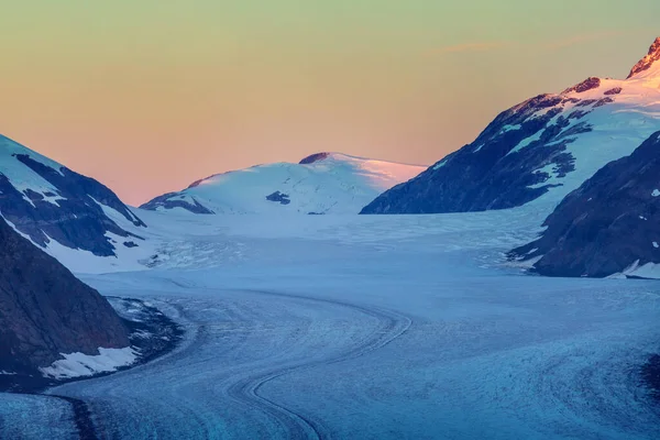 Παγετώνας Σολομού Στο Stewart Καναδάς — Φωτογραφία Αρχείου