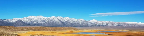 Sierra Nevada Berge Kalifornien Usa Vorgezogene Wintersaison — Stockfoto