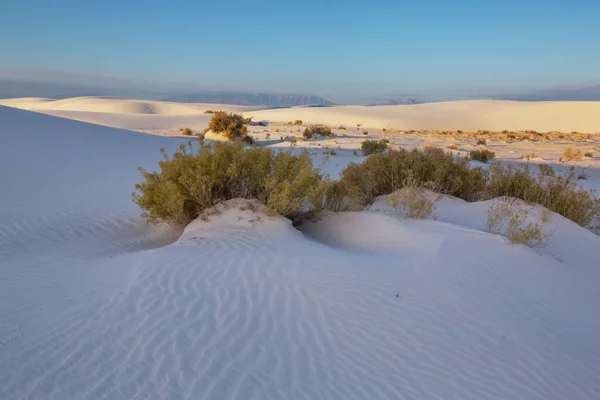 Незвичайні Природні Ландшафти Національному Пам Ятнику Білих Пісків Нью Мексико — стокове фото