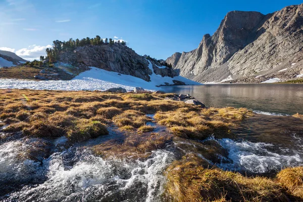 Beaux Paysages Montagne Dans Wind River Range Dans Wyoming États — Photo