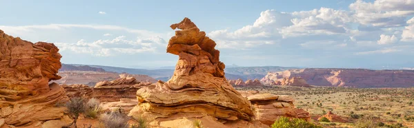 Vermillion Cliffs Vahşi Doğa Bölgesi Utah Arizona Dan Çakal Buttes — Stok fotoğraf