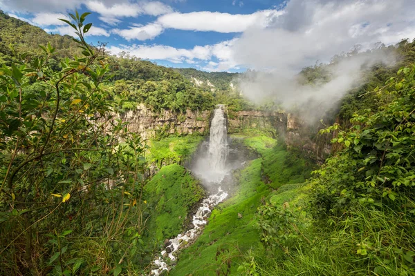 Beautiful Waterfall Green Jungle Colombia South America — Stock Photo, Image