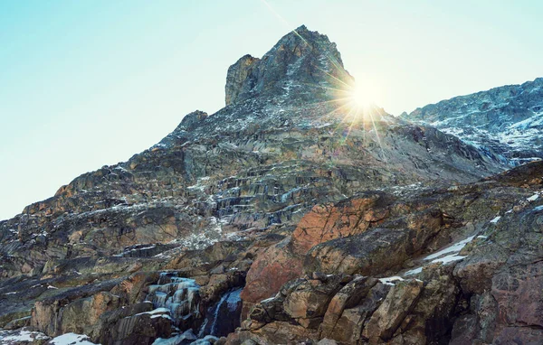 Malerische Berglandschaft Gut Für Den Natürlichen Hintergrund — Stockfoto