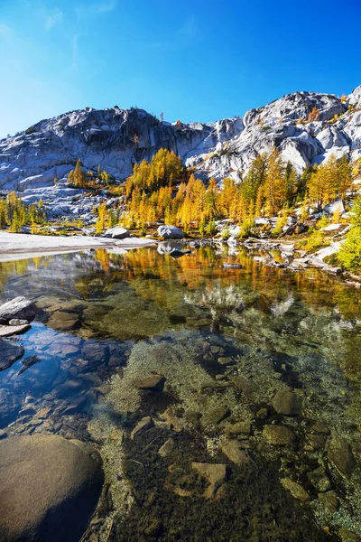 Bela Área Deserto Lagos Alpinos Washington Eua — Fotografia de Stock