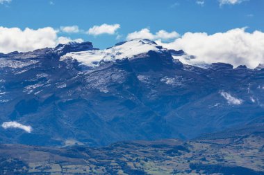 El Cocuy Ulusal Parkı 'nın güzel manzarası, Kolombiya, Güney Amerika