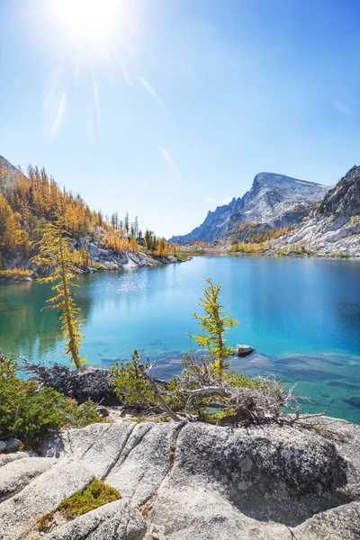 Bellissima Area Naturale Dei Laghi Alpini Washington Stati Uniti — Foto Stock