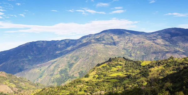 Ländliche Landschaften Grünen Kolumbianischen Bergen — Stockfoto